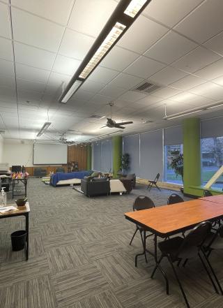 The Middle East, North Africa, South Asia Student Center's space and layout.