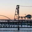 Steel bridge over Willamette River