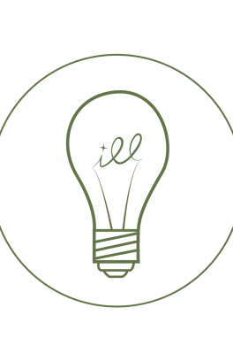 Illuminate logo with lightbulb.