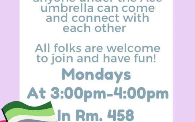 A community where anyone under the ACE umbrella can come connect. All folks welcome. Mondays at 3 pm in the QRC