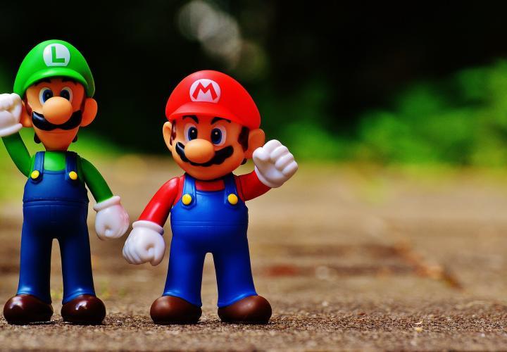 Mario Brothers toy figures
