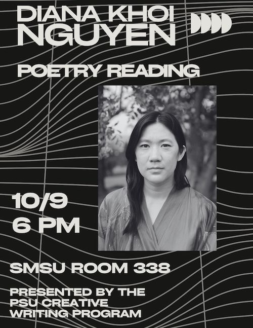 Diana Khoi Nguyen Poetry Reading 10/9 @ 6pm