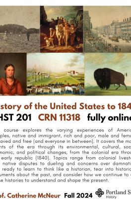 HST 201 US History to 1840