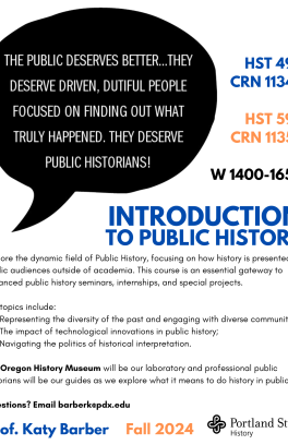 HST 493 Intro to Public History