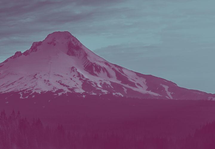 Image of Mount Hood at dawn