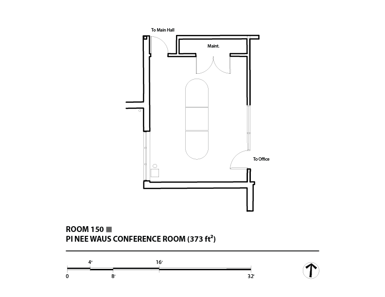 Room 150 Floor Plan