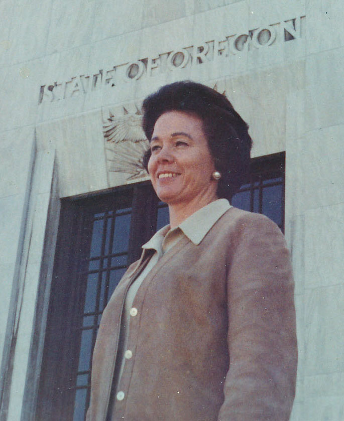 Betty Roberts at the Oregon State Capitol