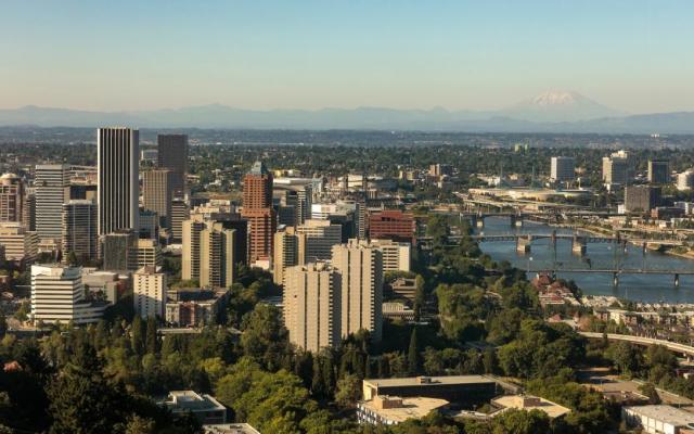 City of Portland drone photo