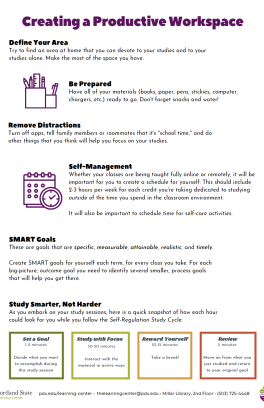 Thumbnail of the creative a productive workspace handout