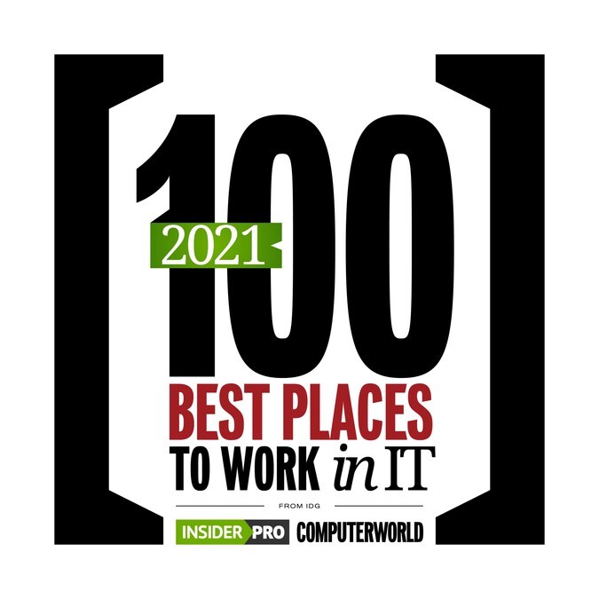 2021 Computerworld 100 Best Places to work in IT logo