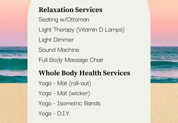 list of mind spa offerings